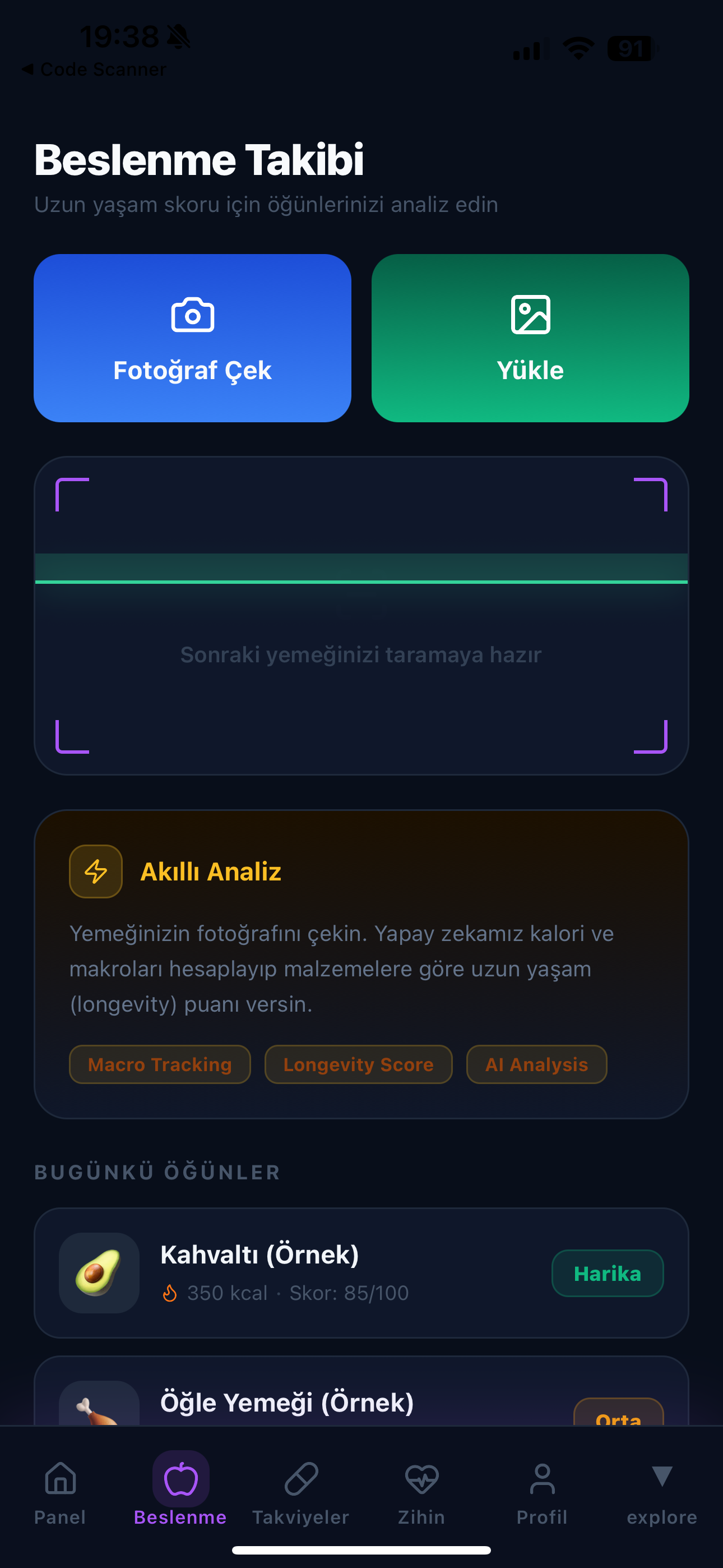 Beslenme Takibi